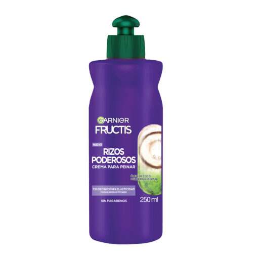 Crema para peinar Fructis Rizos poderosos Control y definicion X 250 Ml