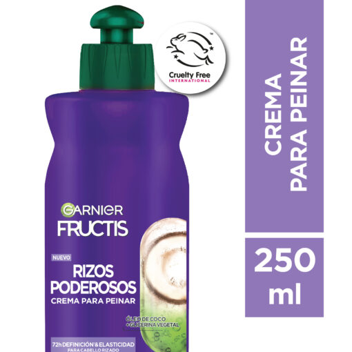 Crema para peinar Fructis Rizos poderosos Control y definicion X 250 Ml - Imagen 2