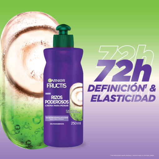 Crema para peinar Fructis Rizos poderosos Control y definicion X 250 Ml - Imagen 9