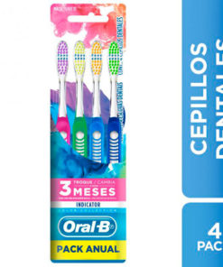 Cepillos Dentales  Oral B Classic Indicator X 4u
