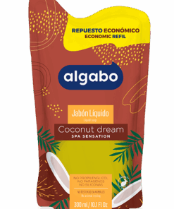 Jabon Liquido Algabo Repuesto Coconut Dream X 300 Ml