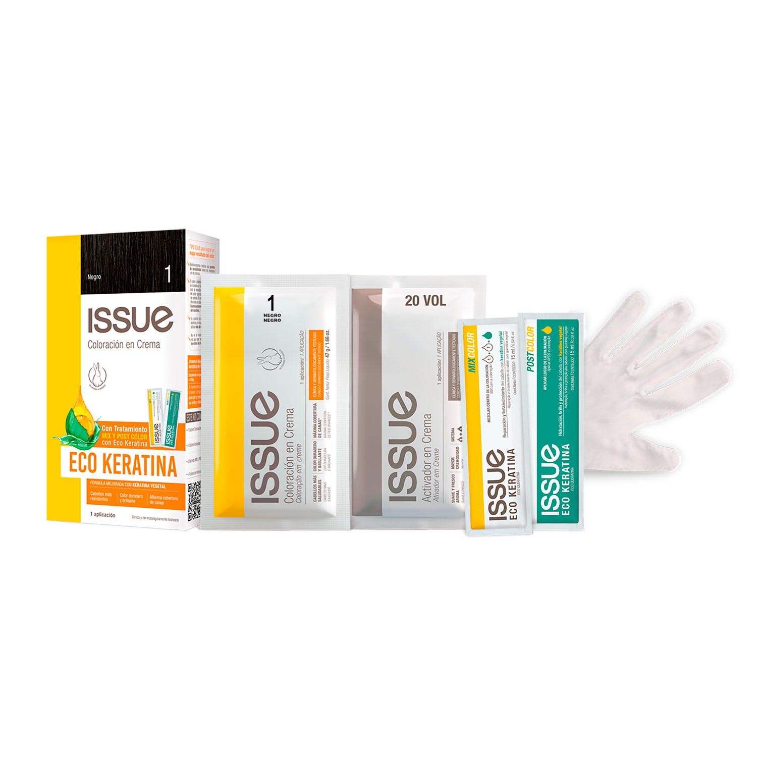 Tintura en Kit Issue Eco Keratina 3 X 1 U
