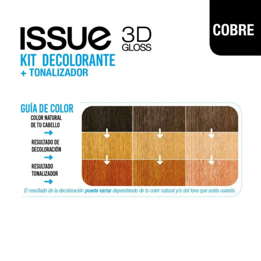 Tonalizador Issue 3D Gloss Cobre X 47 Gr - Imagen 3