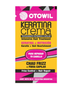 Tratamiento Intensivo Capilar Otowil Keratina en crema  X 24 U