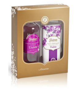 Estuche Colonia + Talco Fulton  Violetas X 1 U