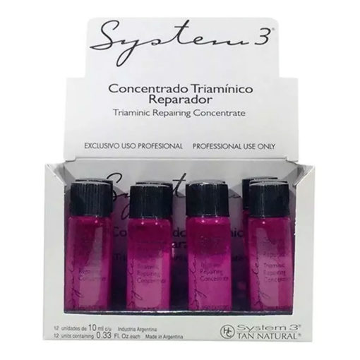 Tratamiento Capilar System 3 Triamínico Ampollas X 12 U