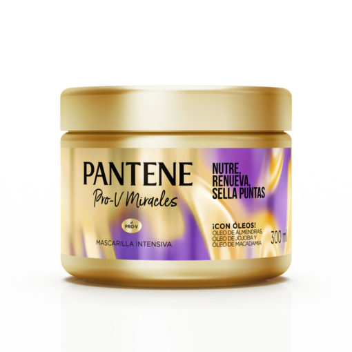 Tratamiento Capilar Pantene Pro-V Miracles NUTRE, RENUEVA, SELLA LAS PUNTAS X 300 Ml