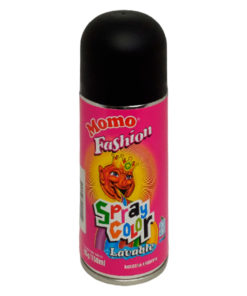 Spray Color para Pelo Rey Momo  Negro X 85 Gr