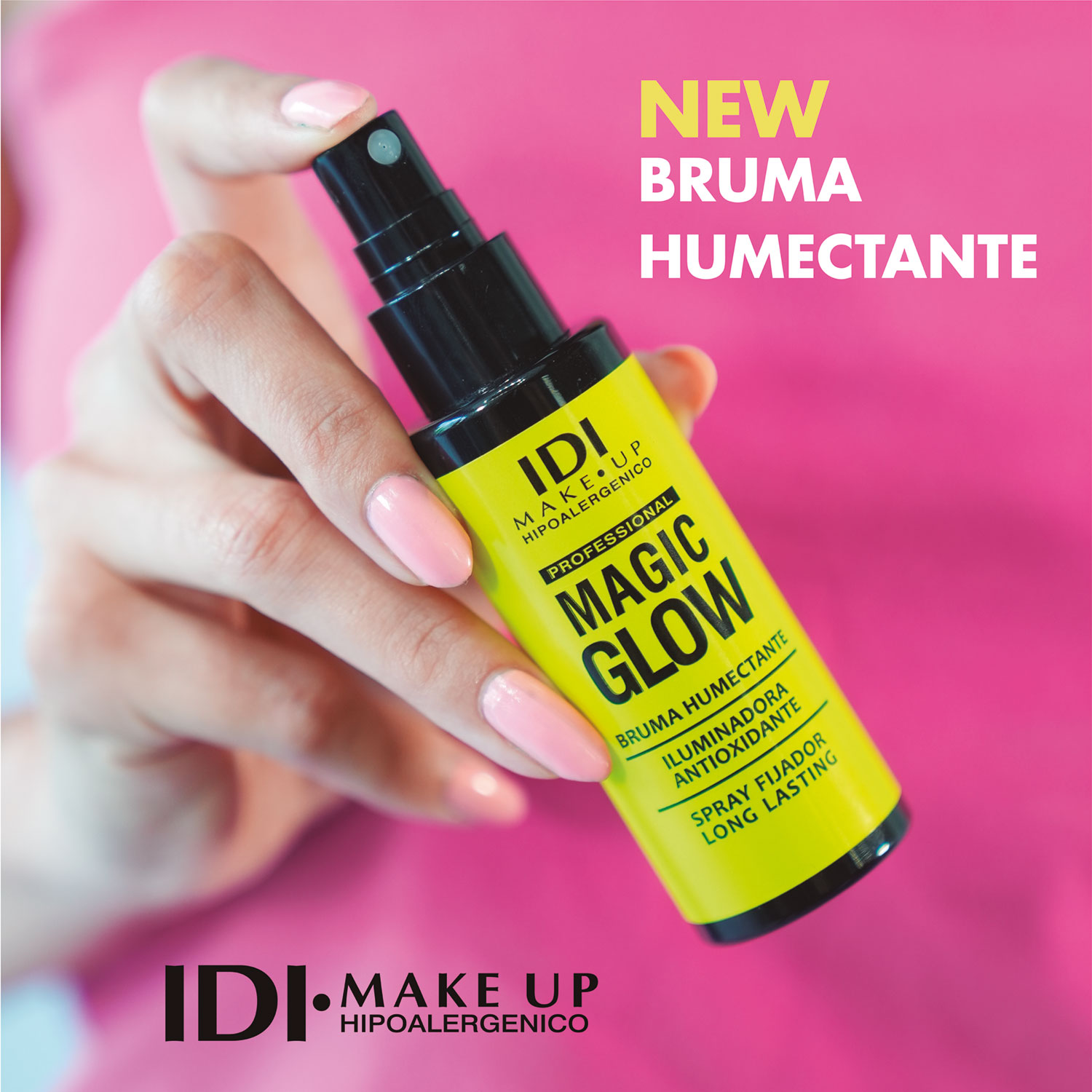 Bruma Fijadora Idi Makeup Magic Glow X 60 Ml - Imagen 2