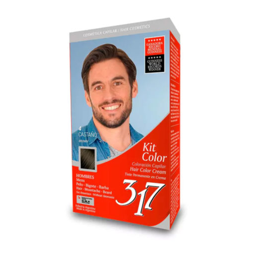 Tintura Permanente en Kit 317 Hombre 4 Castaño X 1 U - Imagen 2