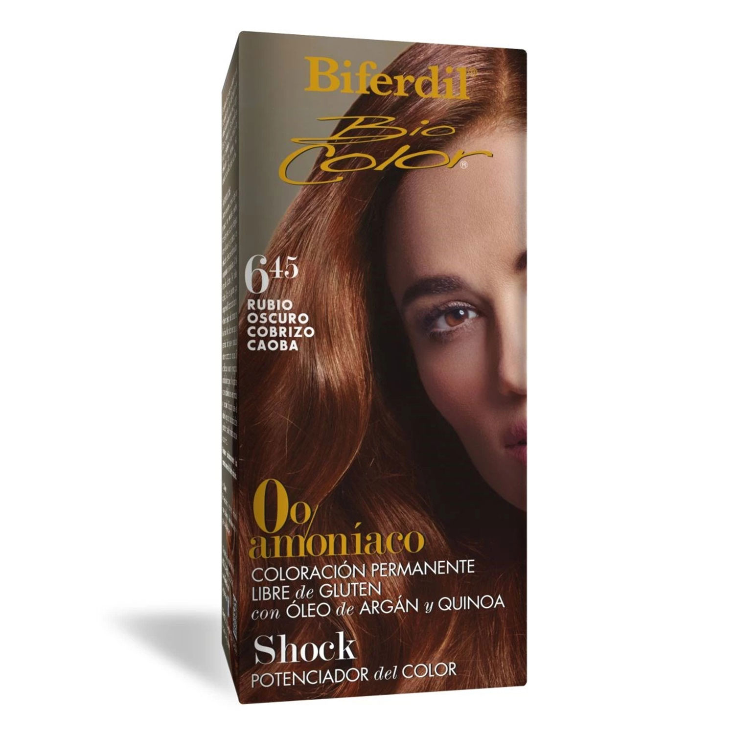 Tintura Permanente en Kit Biferdil BioColor 0% Amoniaco 6.45 X 1 U