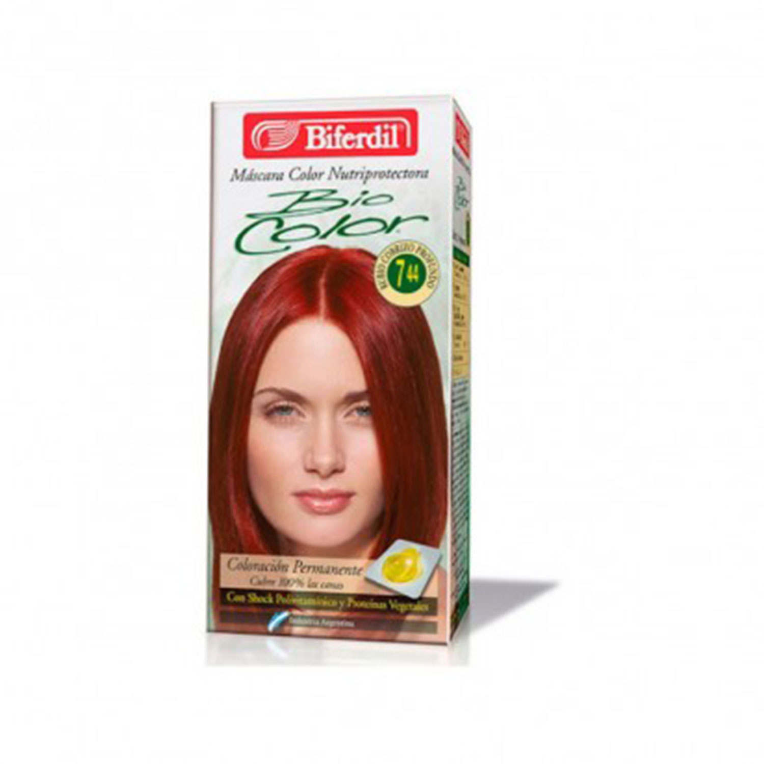 Tintura Permanente en Kit Biferdil BioColor 0% Amoniaco 7.44 X 1 U - Imagen 2