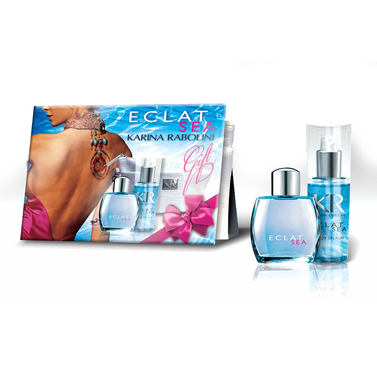 Perfume Body Splash Estuche Karina Rabolini Eclat Sea X 1 U