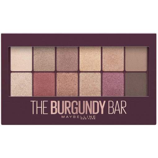 Paleta de Sombras Maybelline  The Burgundy Bar X 1 U