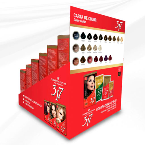 Exhbidor Kit Tintura 317 Color  X 36 U - Imagen 2