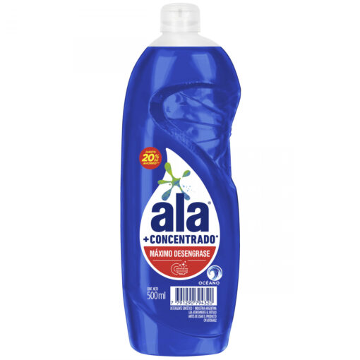 Detergente Concentrado Ala Ultra Oceano X 500 Ml