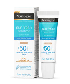 Protector Solar Facial Fluido Neutrogena Hydro Boost FPS +50 Color 2.0 X 40 Ml