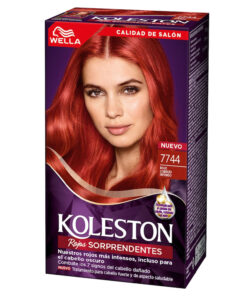 Kit de Tintura Koleston Rojos Sorprendentes 7744 Rojo Cobrizo Intenso X 1 U