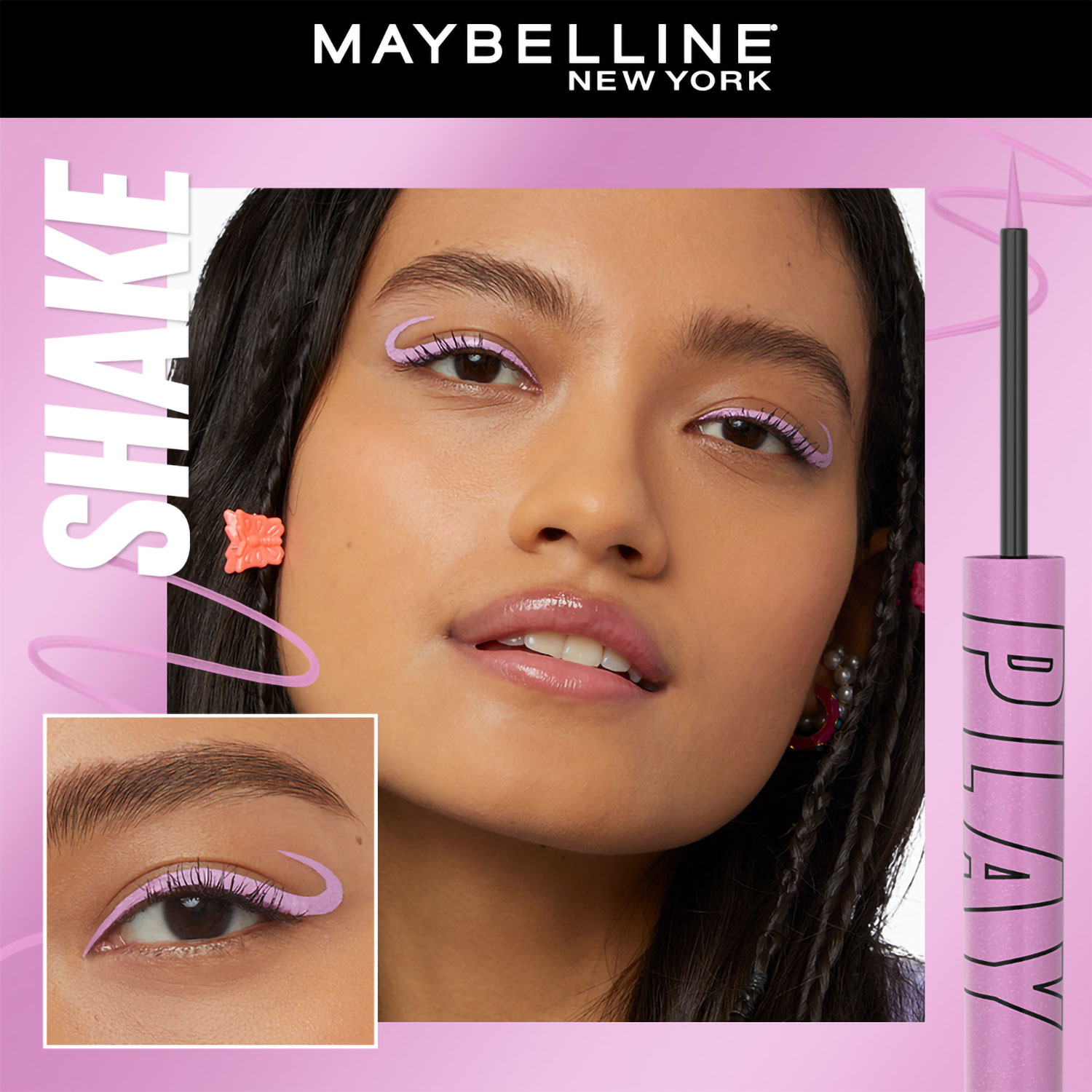 Delineador De Ojos Liquido Maybelline New York Tattoo Liner Play Shake X 2,1 Gr - Imagen 4
