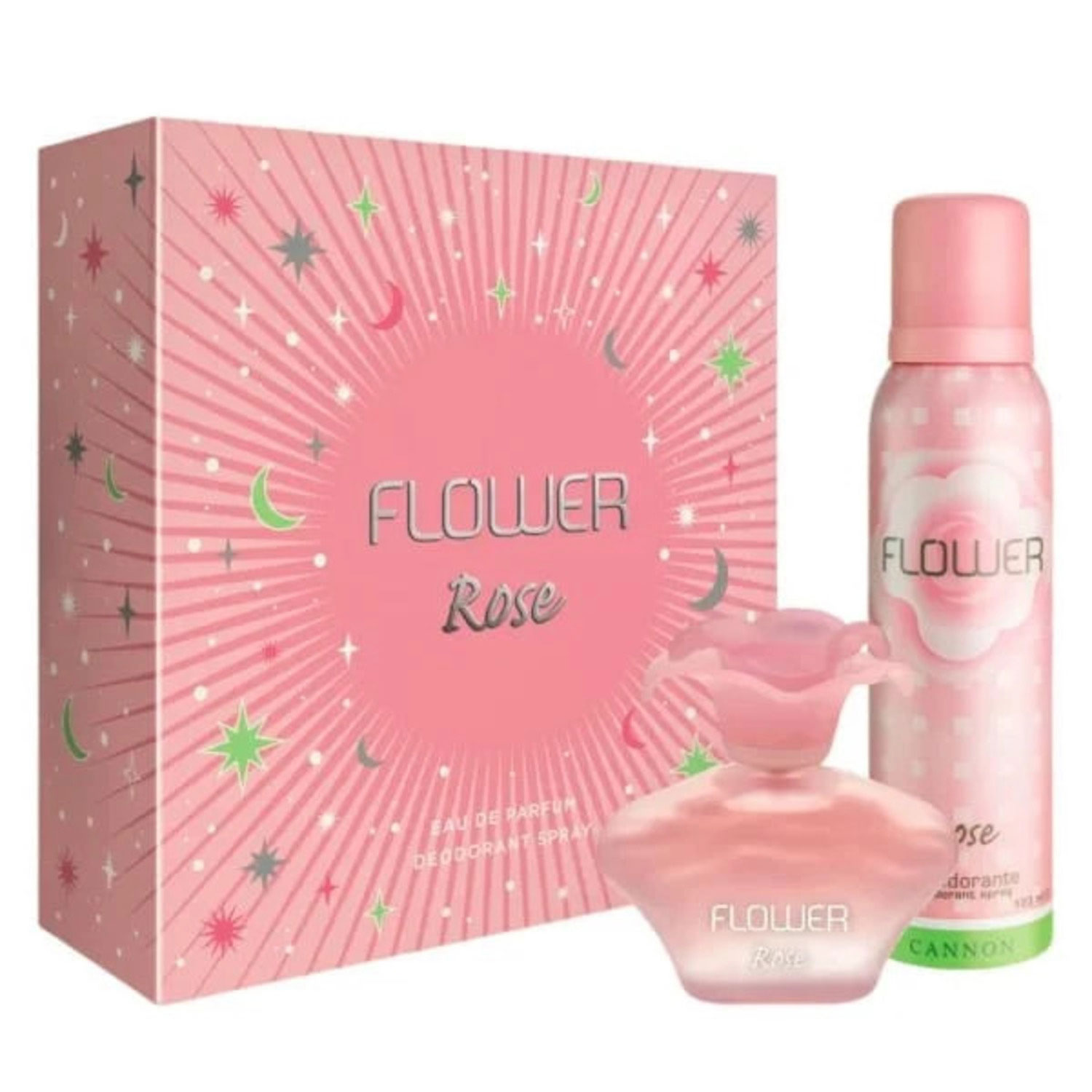 Perfume + Desodorante Flower Rose EDT X 1 U