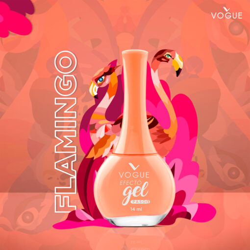 Esmalte Vogue Efecto Gel Flamingo X 1 U - Imagen 3