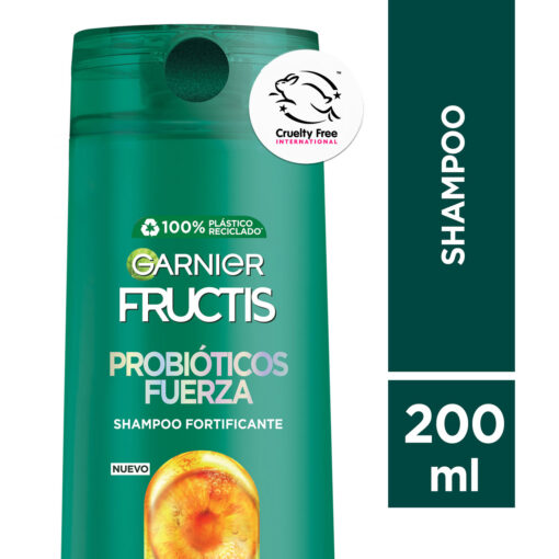 Shampoo Garnier Fructis Probióticos Fuerza X 200 Ml - Imagen 2