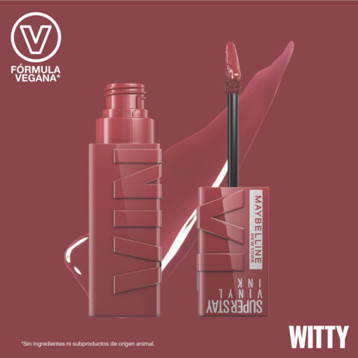 Labial Líquido Maybelline Superstay Vinyl Ink Witty X 4,2 Ml - Imagen 5