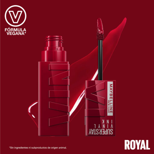 Labial Líquido Maybelline Superstay Vinyl Ink Royal X 4,2 Ml - Imagen 6