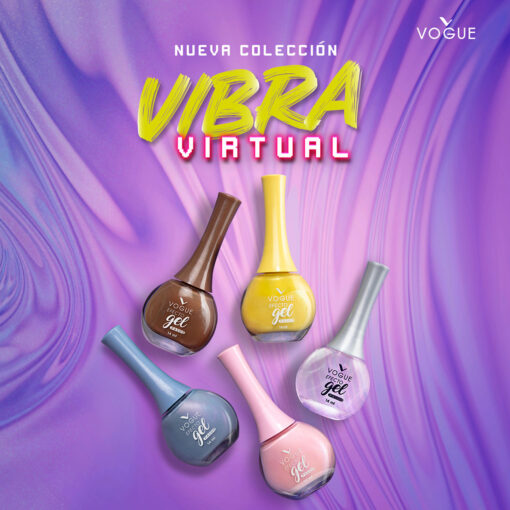 Esmalte Efecto Gel Vogue Vibra Virtual Realidad Virtual X 14 Ml - Imagen 6