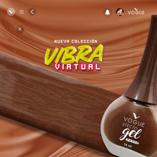 Esmalte Efecto Gel Vogue Vibra Virtual Poder 3D X 14 Ml - Imagen 8