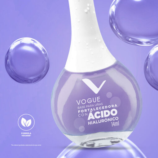 Esmalte Efecto Gel Vogue Vibra Virtual Base Hialurónico X 14 Ml - Imagen 8