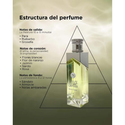 Perfume Love and Senses  White Flowers X 30 Ml - Imagen 3