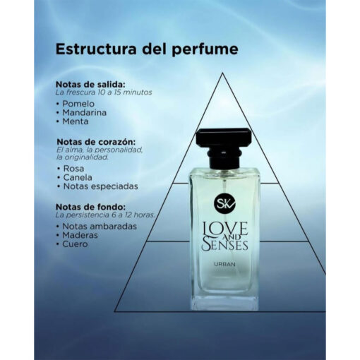 Perfume Love and Senses  Urban X 100 Ml - Imagen 2