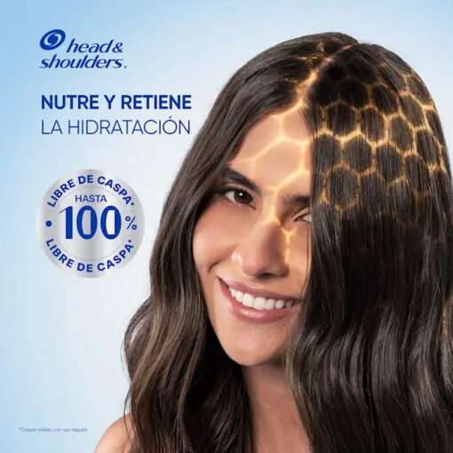 Shampoo Head & Shoulders  Anti Resequedad X 180 Ml - Imagen 5