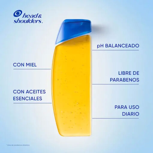 Shampoo Head & Shoulders  Anti Resequedad X 180 Ml - Imagen 7