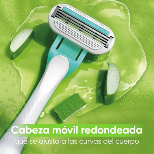 Máquina de Afeitar Gillette Venus Sensitive X 4 U - Imagen 6
