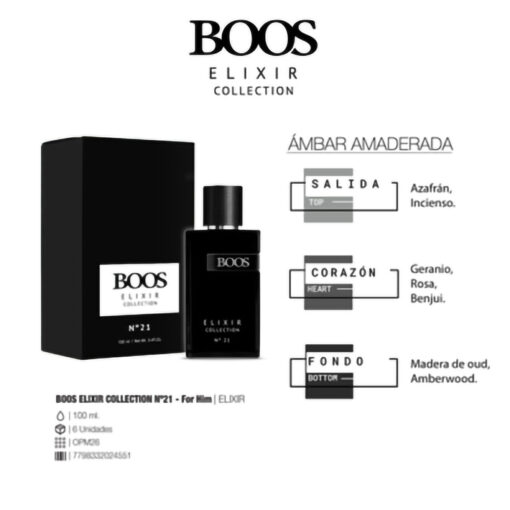 Perfume Boos Elixir N° 21 X 100 Ml - Imagen 5