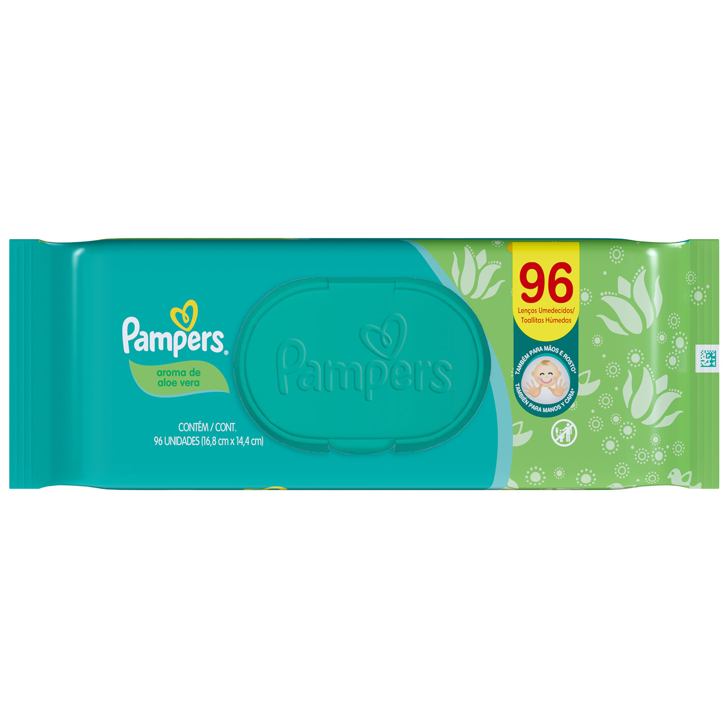 Toallitas Húmedas Pampers Aloe Vera X 96 U