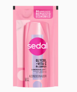 Recarga Económica Acondicionador Sedal Luminous UV X 300 Ml