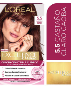 Alternative view of Tintura Permanente en Kit Loreal Paris Excellence 5.5 Castaño Claro Caoba X 1 U
