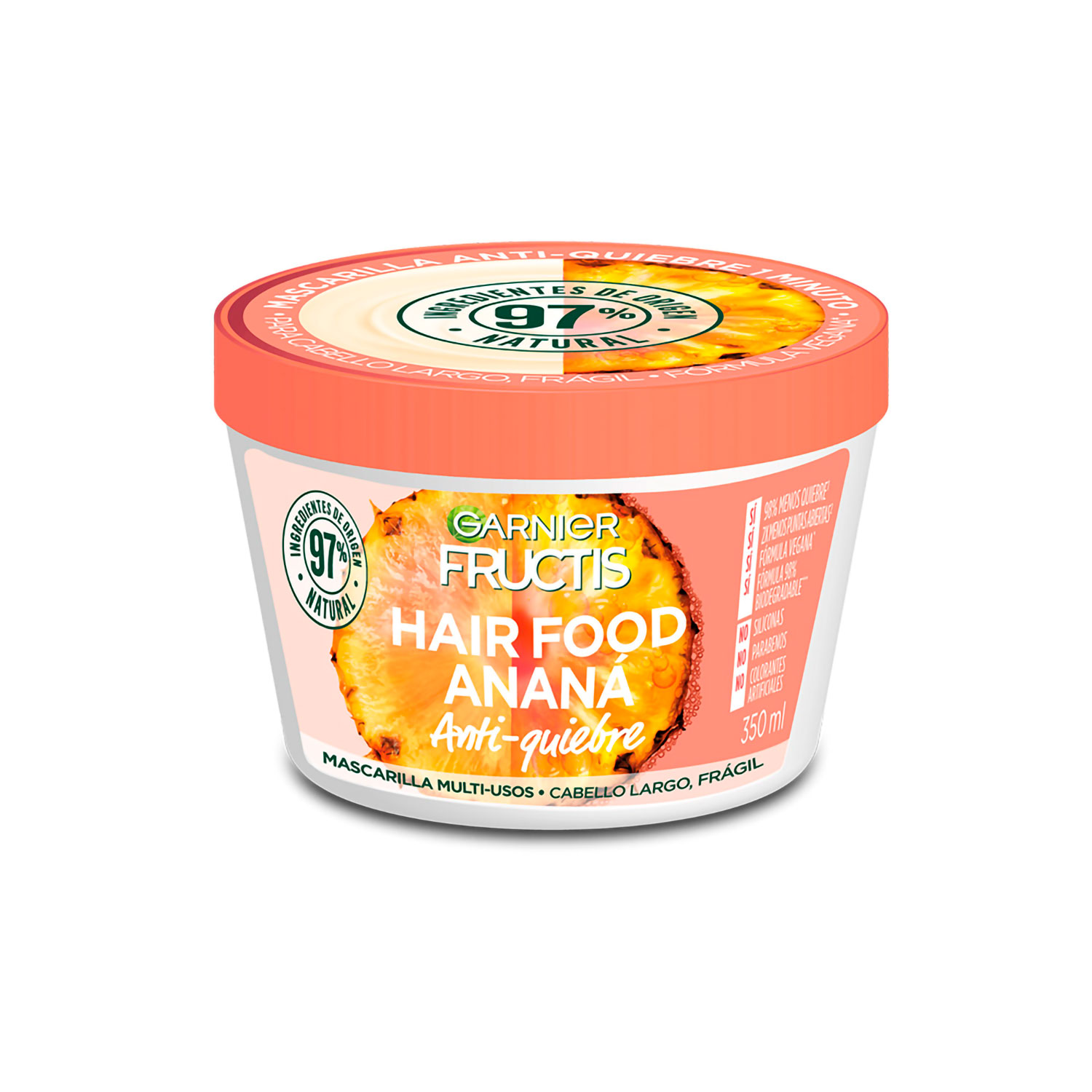 Crema de tratamiento Garnier Fructis Hair Food X 350 Gr