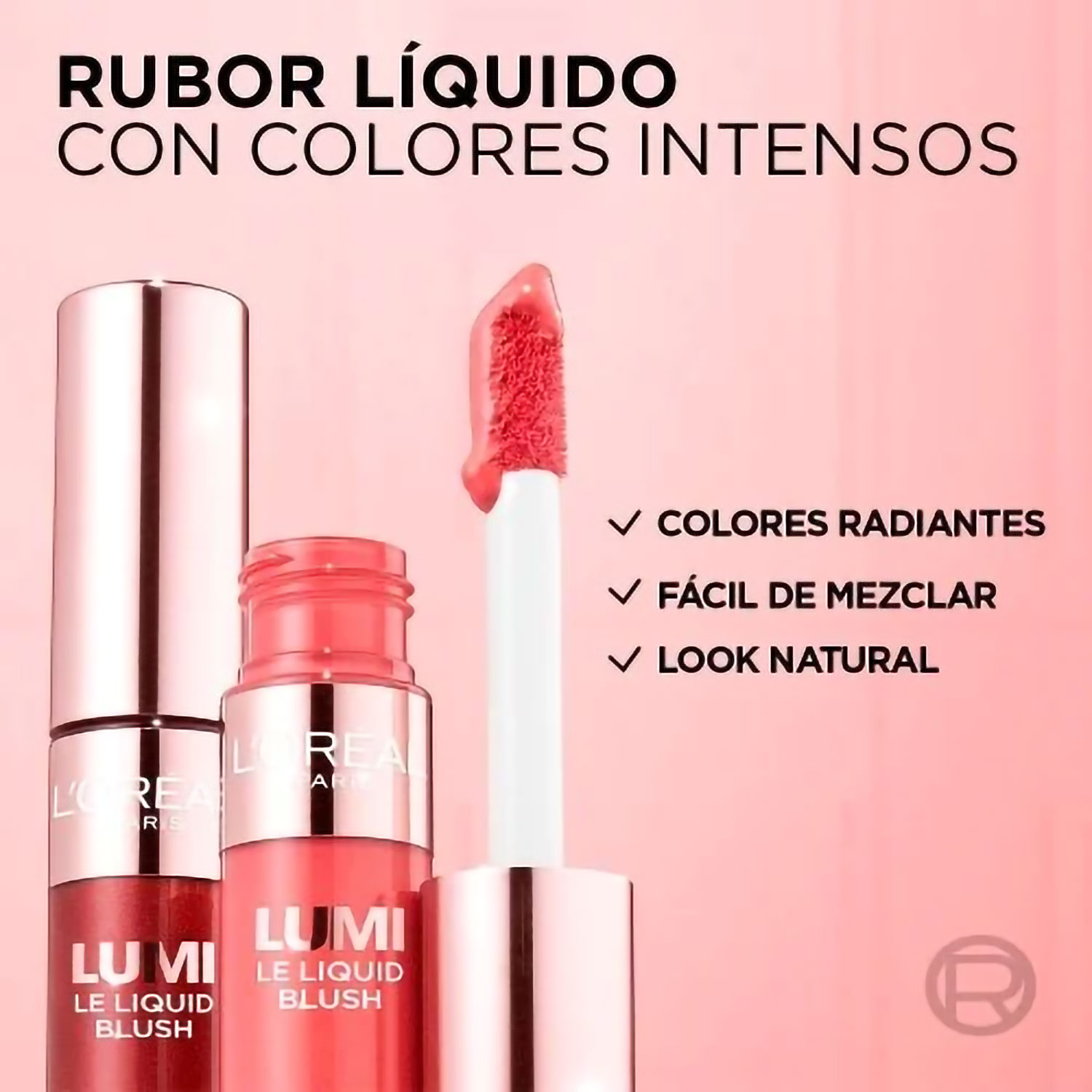Rubor Liquido Loreal Paris Lumi 640 Rouge Paris X 11 Ml - Imagen 3