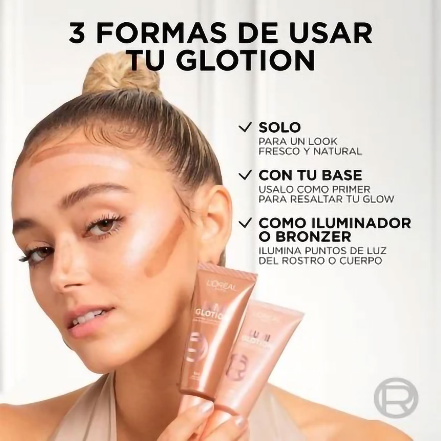 Iluminador Liquido Loreal Paris Lumi Glotion 902 Light Glow X 40 Ml - Imagen 5