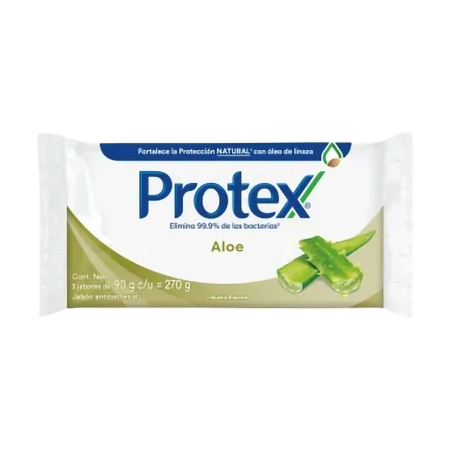 Jabon en Barra Protex Aloe Vera X 270 Gr