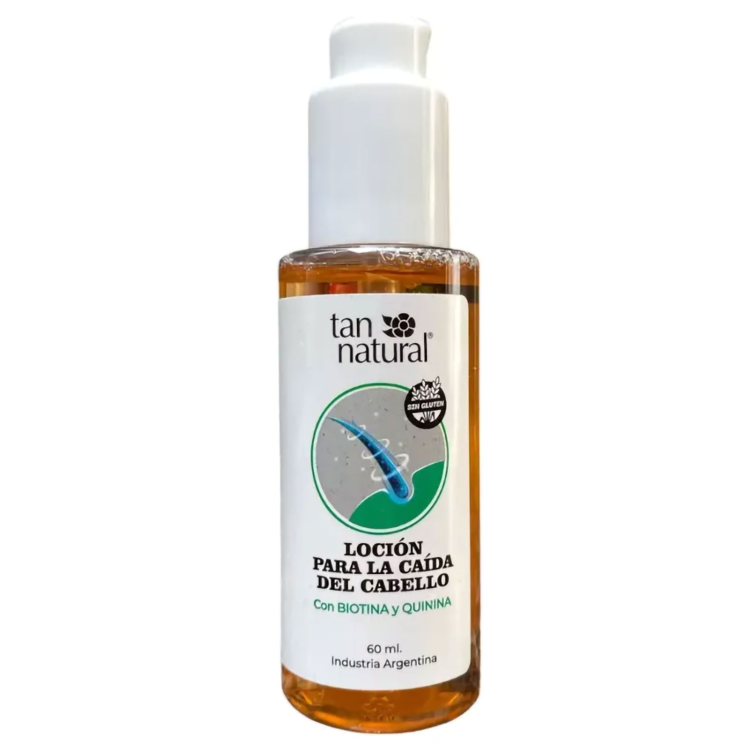 Loción para la caída del Cabello Tan Natural Biotina Quinina X 60 Ml