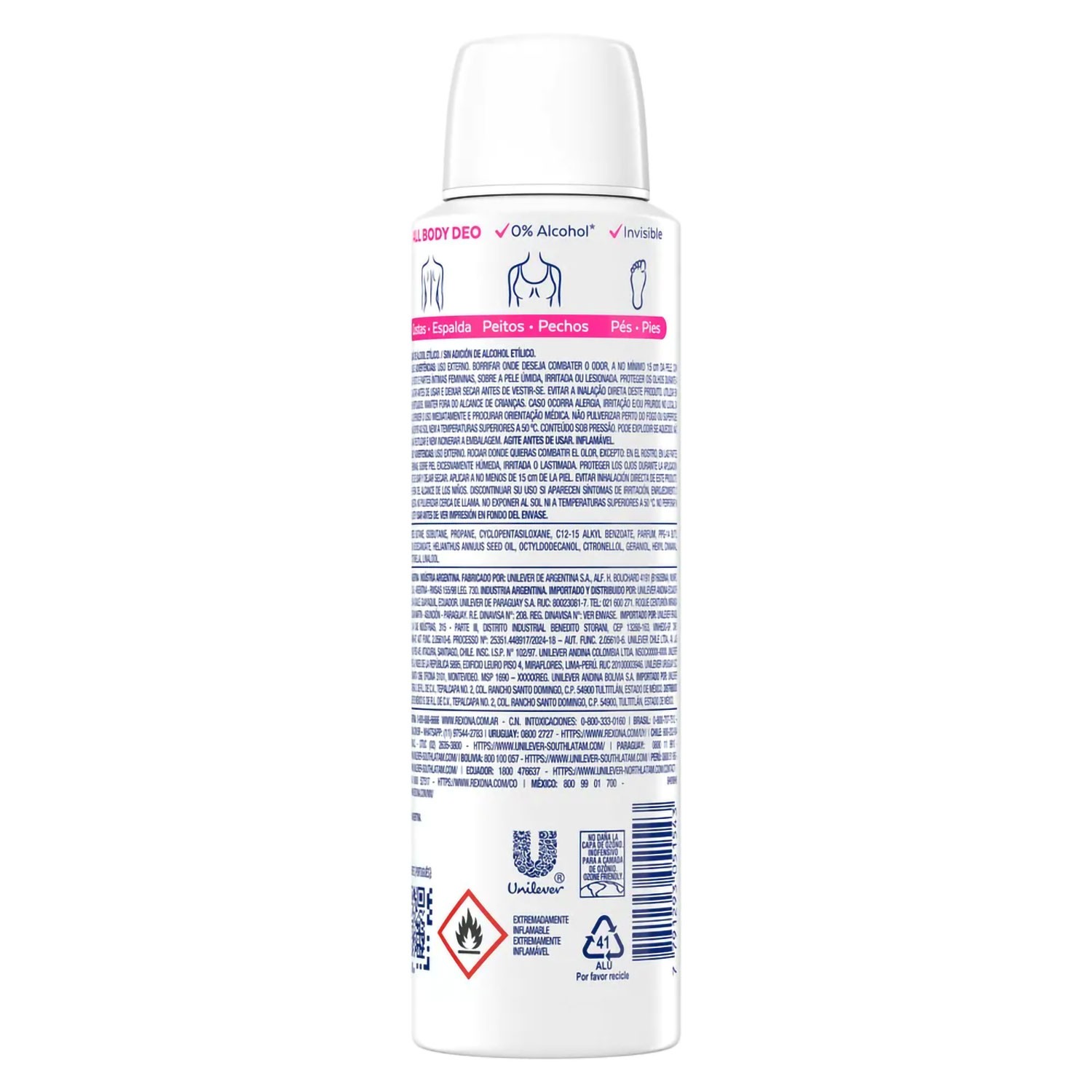 Desodorante Corporal Rexona All Body Deo Wild Rose X 150 Ml - Imagen 2