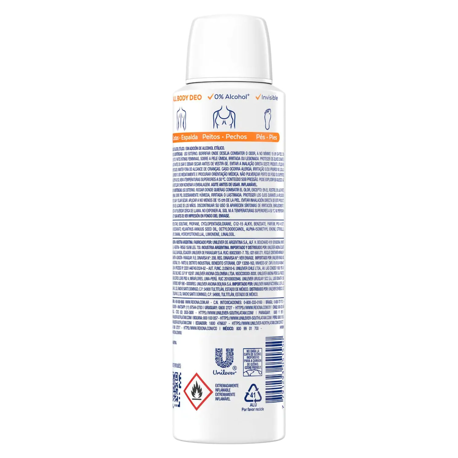 Desodorante Corporal Rexona All Body Deo Fresh Citrus X 150 Ml - Imagen 2