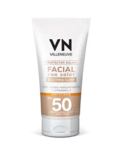 Protector Solar Facial Villeneuve  FPS 50 Efecto Mate Tono Claro X 50 Ml