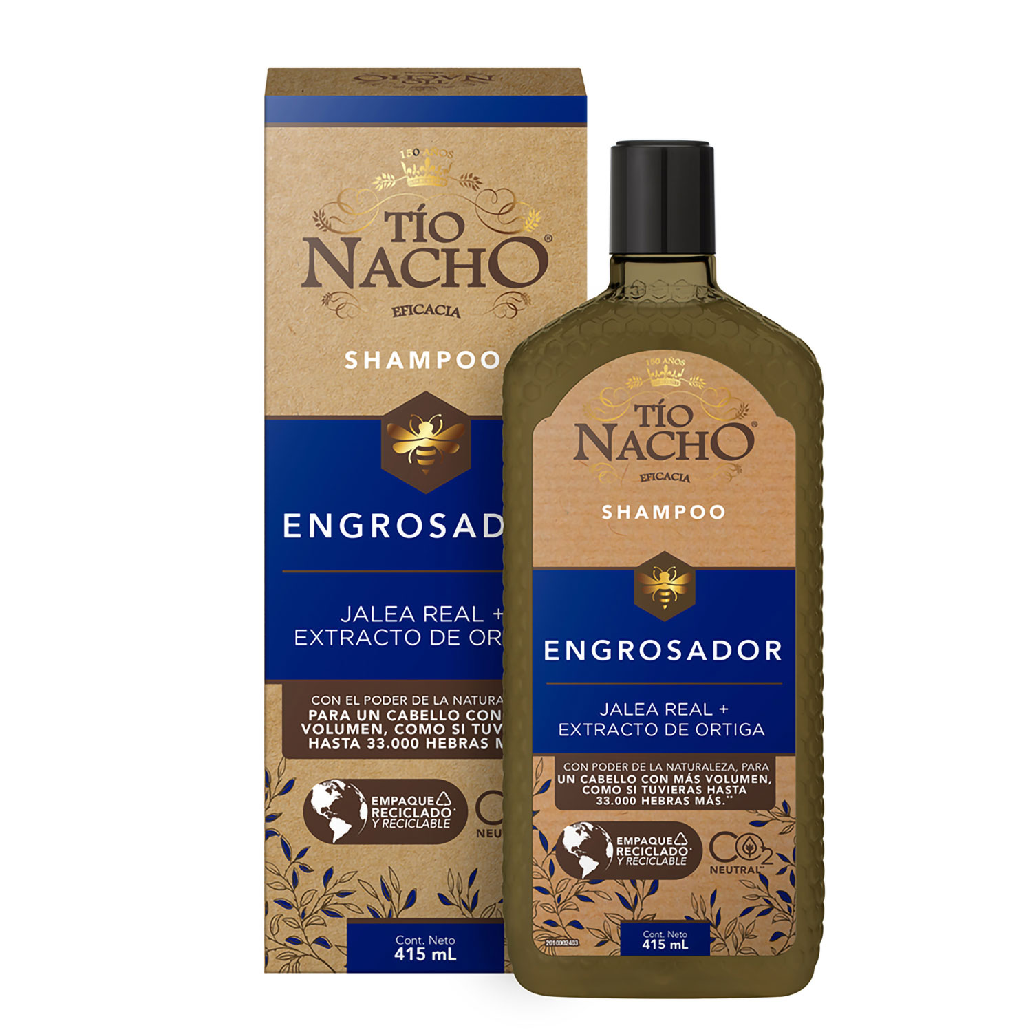 Shampoo Tio Nacho Engrosador X 415 Ml