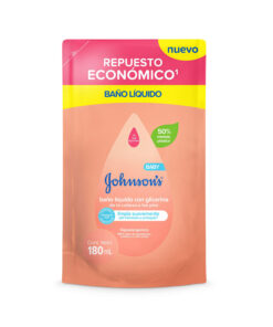 Baño Líquido Repuesto Johnson's Baby Glicerina X 180 Ml